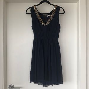 Alice and Olivia Navy blue mini dress